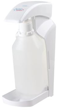 Schülke Hyclick® Spender Desinfektionsmittelspender Vario 500 ml / 1000 ml | Seifen- und Desinfektionsmittelspender mit Auffangschale | mit Click-System