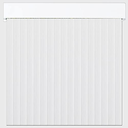 Cortinas Exterior Puerta de Tiras | Material Plastico PVC y Barra Aluminio | Ideal para Terraza y Porche | Antimoscas | Transparente | 210 * 90