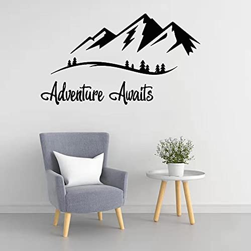 QIANGTOU Große Weltkarte Global Earth Wandtattoo Büro Klassenzimmer Reisen Weltkarte Erde Wandaufkleber Kinderzimmer Schlafzimmer Vinyl Wohnkultur 57x33cm
