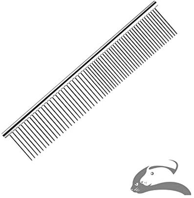 Hundkam, kattkam, stål hundkam, hundkam metall, stålkam för katter, 1 st