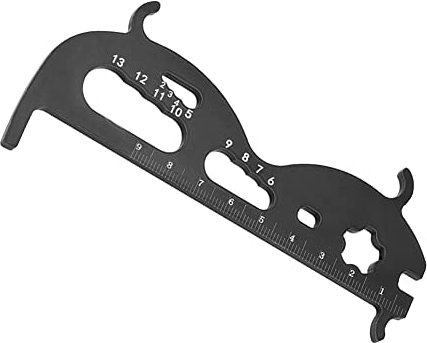 Fahrradketten Prüfer,Fahrrad Kettenlehre Kettenmesslehre Fahrradkette Messer Kettenverschleiß Messen Kettenlehre Fahrradteile Reparaturset für Mountainbikes Rennräder Faltrad