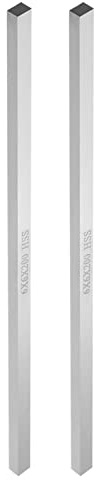 CoCud 2-Pièces Carré Outil Mèche 6mm x 6mm x 200mm Haute Vitesse Acier 4241 | Tournage Outil Fraise Coupeur Fraiseuse vierges, pour Tour Fraisage Machine