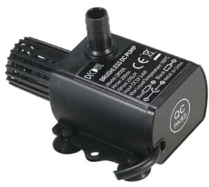 Amosfun Bürstenlose Kleiner Wasserpumpe USB 5v Kompakte und Leistungsstarke Tauchpumpe aus Kunststoff für Aquarium und Miniatur Felsenlandschaft im Büro und Schlafzimmer