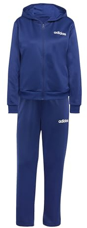 adidas Donna Essentials Linear Track Suit, dark blue, M