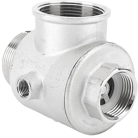MyrXFb Kugelhahn, hydraulischer Kugelhahn, Wasserrohrventil, Wasserpumpen-Rückschlagventil, 5-Wege-Aluminiumlegierung DN40 16 MPa Hochdruck-Federbelastetes Rückschlagventil for Flüssigkeitssystem
