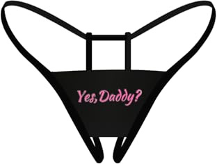 Varsbaby Femme Sexy Mini String Ficelle Ouvert Transparent Tanga Culotte Taille Basse Slip de Bain Bas de Bikini Erotique Triangle Lingerie de Nuit Underwear, N349+R055-Black-L-FR