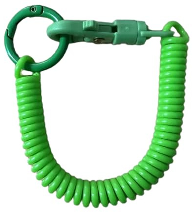 bnsggl Schlüsselanhänger Dehnbare Spiralen Schlüsselanhänger Einziehbare Federspule Dehnbarer Schlüsselanhänger Einziehbarer Elastischer Schlüsselanhänger