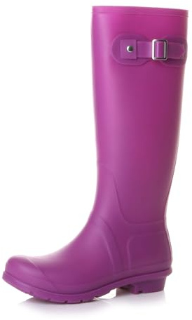 AJVANI womens ladies rubber festival waterproof wellington rain boots wellies size