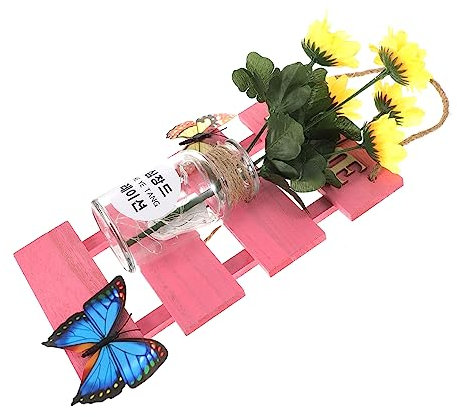 MAGICLULU Kunstblumenstrauß Hängend Wandblumen-Ornamente Künstliche Blumen Simulierte Blumen Mit Lichtdesign Dekoration Für Wohnzimmer Schlafzimmer Eingang