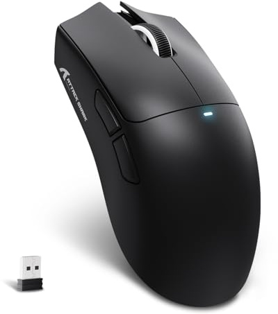 MAMBASNAKE X ATTACK SHARK X11SE Souris gaming sans fil-Noir | 22000 DPL,Capteur PixArt PAW3311,BT/2,4G/Filaire,59g,Clics 2000W,Accélération 40G,Batterie Longue,for PC/Mac