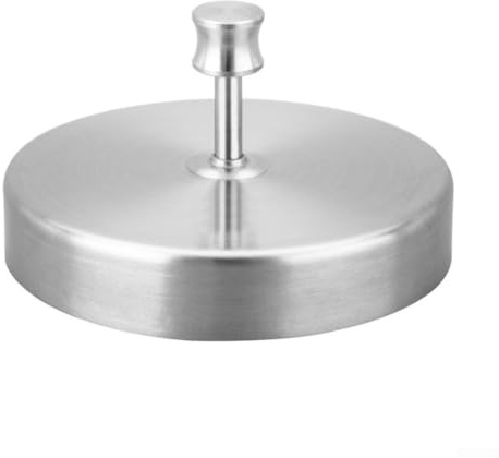 Eawfgtuw Verstellbare Burgerpresse aus Edelstahl, 7 cm, 9,5 cm, 12 cm, Patty Maker mit nicht für hausgemachte Hamburger-Patties, runde Fleischpresse (9,5 cm)