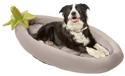 Ahuuen Hundebett Für Transportbox - Lila Kätzchen Bett | Abnehmbar rutschfest Warm Nest für Innen Außen Camping Wohnung Haus Hundezwinger Box Auto
