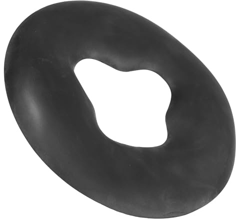 HONMEET Cuscino Protezione Viso e Tocco Delicato in Silicone Nero Massaggi per Lettini Massaggio Estetici e Spa, per Saloni di Bellezza e Relax