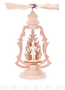 La pyramide de pyramide avec la taille de la largeur X d'ange, de mineur et de cavalier de la profondeur de x 9 montagnes de minerai de cmx13 cmx9 cm ajournent la pyramide de Noël de pyramide