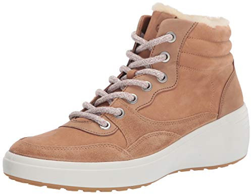 ECCO Soft 7 Wedge Tred - Stivaletti invernali da donna, marrone (Cashmere/Cashmere/Whiskey Suede), 38/38.5 EU