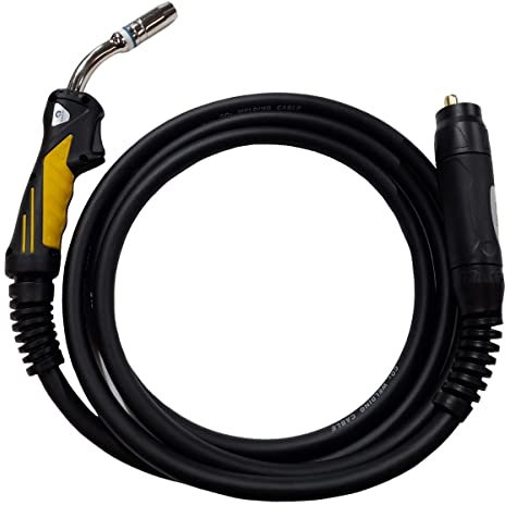 MB25 MIG Welding Torch Lance 25AK FIT Gas GASLESS 4M Cable w/Tips (Torch + 1.0mm Tips)