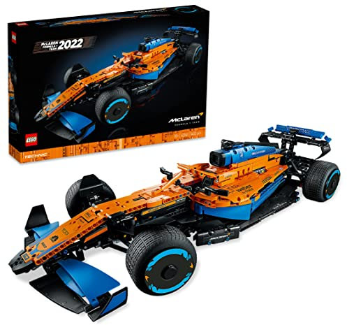 Lego Technic McLaren Formel 1 Rennwagen - F1 Modellauto für Erwachsene mit V6-Motor und Lenkung - Geschenk für Fans von Motorsport & Sammler - 42141