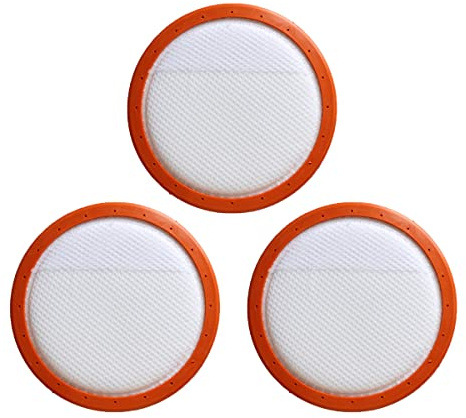 FFyan Ersatz Waschbar Staubsauger Runde HV Filter Baumwolle HEPA-filter elemente für Midea C3-L148B C3-L143B VC14A1-VC,3stück 146mm