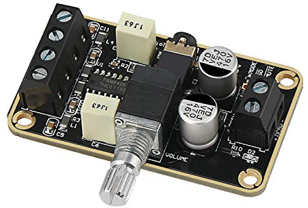 Fasizi Scheda Amplificatore Audio, PAM8406 Scheda Amplificatore di Potenza Digitale 5W+5W Immersione Oro Stereo Amp 2.0 Doppio Canale Mini Classe D DC5V Amplificare Modulo Circuito FAI DA TE