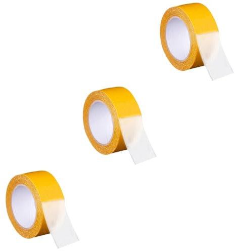 OSALADI 3 Rollen Doppelseitiges Mehrzweck-teppichklebeband Selbstklebendes Teppichklebeband Für Home-office-schulprojekte