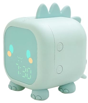 MAGICLULU 1stück USB Dinosaurier Alarm Clock Cartoon Nachtlicht Mit Nap Timer Für Junge Mädchen Tischuhr Für Schlafzimmer Und Kinderzimmer Für Und Dekoration
