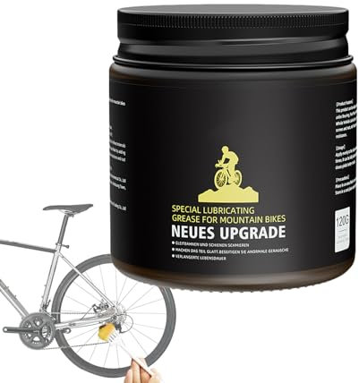 Ziurmut Fahrradlagerfett, Mountainbikefett - MTB Fett Kettenfett Fahrrad Schmiermittel - 120 g Multifunktions-Fahrradkettenöl, Nabenfett für Pedale, Radlager, Gabeln