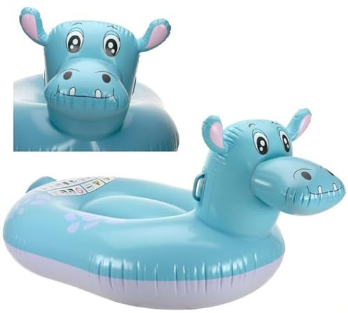 XXL Nilpferd-Luftmatratze – Lustiges Spielzeug für Pool und Strand – Riesenspaß garantiert.