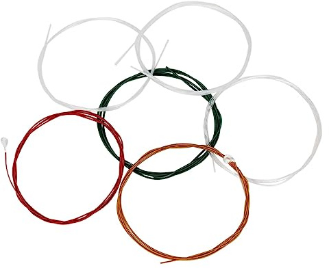 HEMOTON Juego de 6 Cuerdas de Guitarra Clásica de Nailon, Tamaños Variados para Reemplazo, Accesorio Adecuado para Principiantes y Músicos