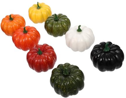 PRETYZOOM STK Künstlicher Kürbis Künstliche Kürbis Thanksgiving-Herbst- Halloween- Gefälschtes dekor Zier Ernten Gefälschter Dekorativer Schaum