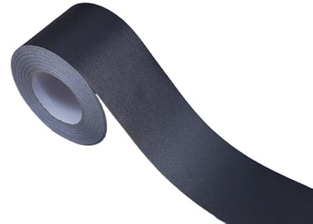 Battiscopa Passacavi Carta da parati autoadesiva impermeabile con linee di cintura, battiscopa, bagno, soggiorno, cucina, mobile, decorazione parete(Black matte,5cm-wide 10M)