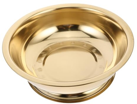 Goldene Eisen Feuerstelle für Zeremonien und Camping, Groß | Hochtemperaturbeständig, Multifunktional, Ästhetisches Design, Elegante Optik