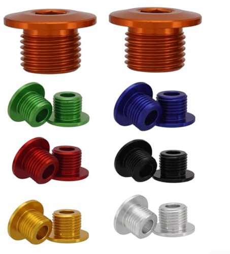 Yuanpgky Front Wheel Bolt for Sur-Ron X/XS Series Electric For Bike - For CNC AL6061 Screw, Compatible with For Surron For Ultra Bee Off-Road E-For Bike Components(Red)