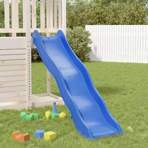 Générique Toboggan de Jeu Bleu 174x38 cm polypropylène,Jeux & Jouets,Jeux de Plein air,Aires de Jeux,826598