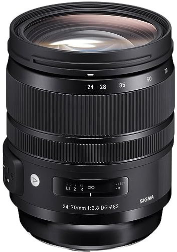Sigma 24-70 mm F2.8 DG OS HSM Lens for Camera - Black