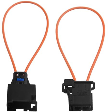 WMYCONGCONG 2 PCS Die meisten Glasfaser Optische Schleife Bypass männlich weiblich Adapter für Autoradio und Audio