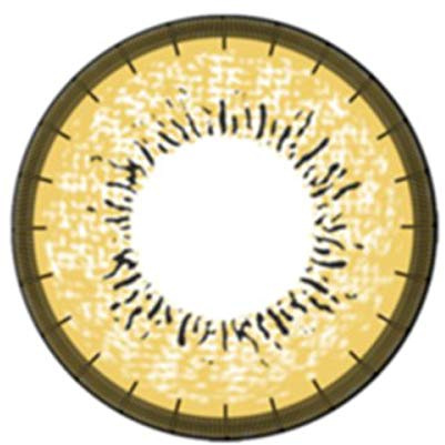 Matlens – EOS Farbige Kontaktlinsen mit Stärke circle lenses braun brown J-203 2 Linsen 1 Kontaktlinsenbehälter 1 Pflegemittel 50ml -1000