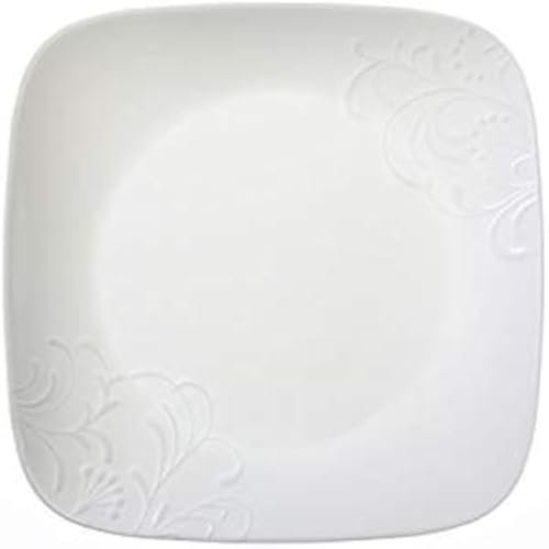 Corelle Cherish Square 8.75/22 cm Dinner Plate, Set of 6
