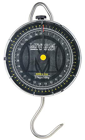 Mivardi Fisch Waage analoge Hängewaage bis 54 kg Tragkraft