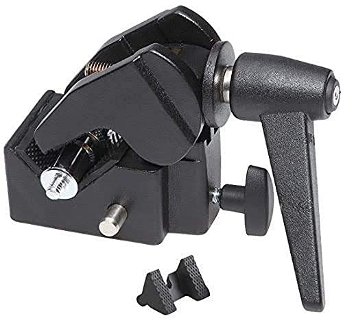 fotoconic Super Clamp Multi-Function Studio Clip Mount with 1/4 3/8 Male Stud Spigot
