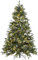 Künstlicher Weihnachtsbaum grün 210 cm mit LED Beleuchtung Lichterkette Fiddle