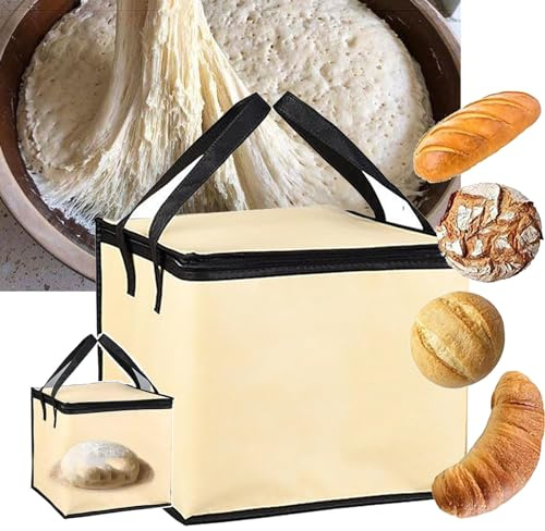 TeiggäRschrank (20L 30L 35L 50L), GäRkasten, Mit Heizung + Griff, 3-Gang-Einstellung, Wiederverwendbar, Niedertemperaturheizung FüR Die Herstellung Von Brot, Joghurt, Natto,30L