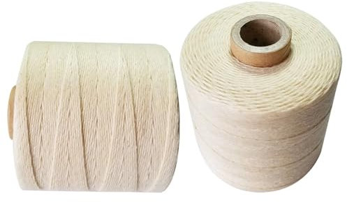 Gartenseil Natürliches, gewachstes Ramie-Seil, Gewicht ca. 520 g/Kegel, Schnur, Schnüre, Faden for Nähen, handgefertigtes Heimwerken Garten Kordel