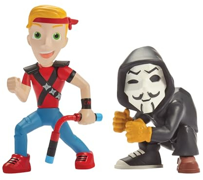 Spy Ninjas 3-INCH 2 FIGURE PACK. CHAD WILD CLAY, PZ2 FIGURE SECRET NETWORK. SPY MISSION TOYS. HELP DEFEAT PROJECT ZORGO