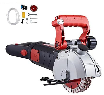 4800W mur Chaser coupe-béton électrique visant rainure rainure Machine 125mm scie circulaire coupe ensemble d'outils électriques