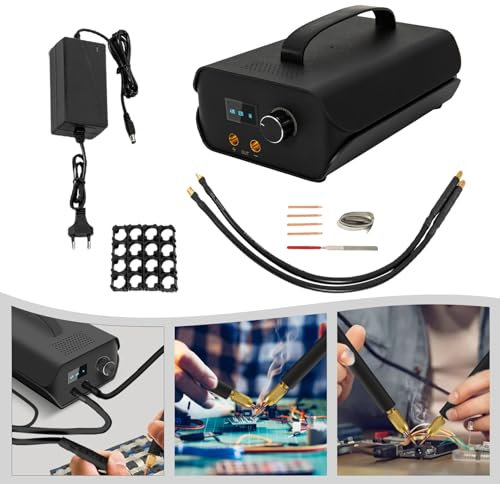 Mini saldatrice punto 3000F LED indicatore MCU può essere controllato 1-120W per la produzione di pacchetti di batterie fai da te saldatrice punto
