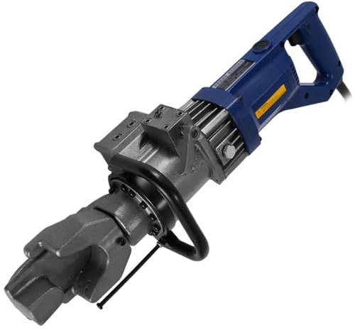 Cintreuse hydraulique électrique pour barres d'armature, cintreuse de câbles en acier 900 W avec gants, vitesse 5 S, angle de pliage 0-130 °, coupe-barres d'armature hydraulique semi-automatique