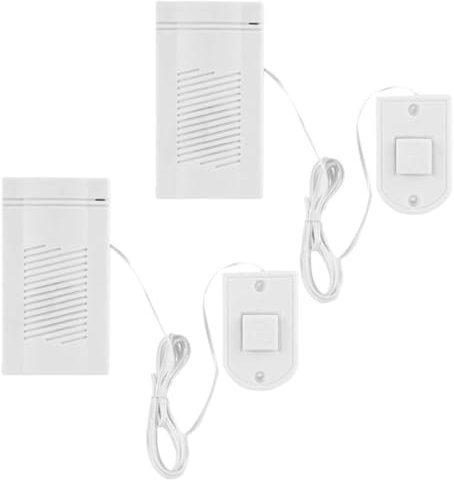 Türklingel, 2 Stück, kabelgebunden, Türklingel, Türklingel, Türklingeln für Zuhause, Türklingel, Türklingel, kabelgebunden, Türklingel, Abs, Wandmontage