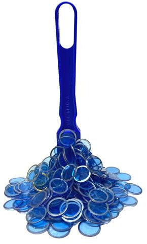 Fokroin Bingo Spiel, Gesellschaftsspiele, Magnetzauberstäbe, Magnetstab mit Chips, Magnetische Stäbe und Bingo Chips Set Magnetstab 100 Metall Ringed Discs Wissenschaft