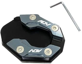 VQLDPX CNC-Ständerfuß-Seitenständer-Verlängerungsplatte Für Motorrad Für HO&NDA ADV350 ADV 350 2020-2023 Motorradständer Platte Verbreiterung(Titan,X-2)