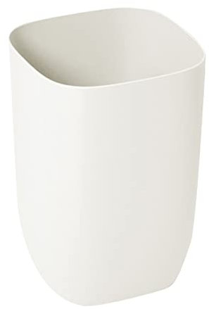 MUSISALY Poubelle Cuisine Simple 1 Couche Plastique Blanc Fonctionnelle Pour Bureau Salle De Bain Usage Quotidien Poubelle Compacte